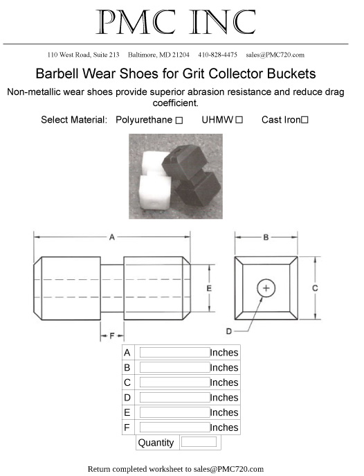 Barbell Wear Shoe Worksheet